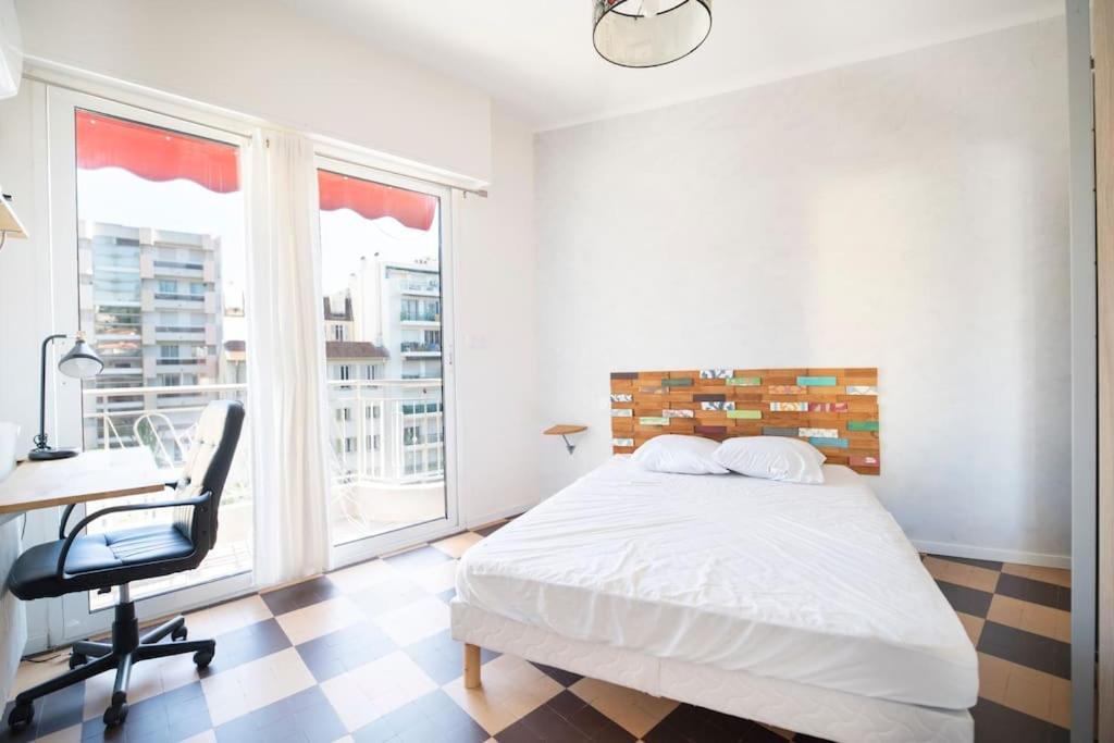 Appartement Avec 4 Chambres Doubles - Proche De La Mer, Des Transports Et De La Promenade Des Anglais Nice Exteriör bild