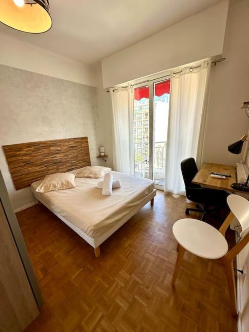 Appartement Avec 4 Chambres Doubles - Proche De La Mer, Des Transports Et De La Promenade Des Anglais Nice Exteriör bild