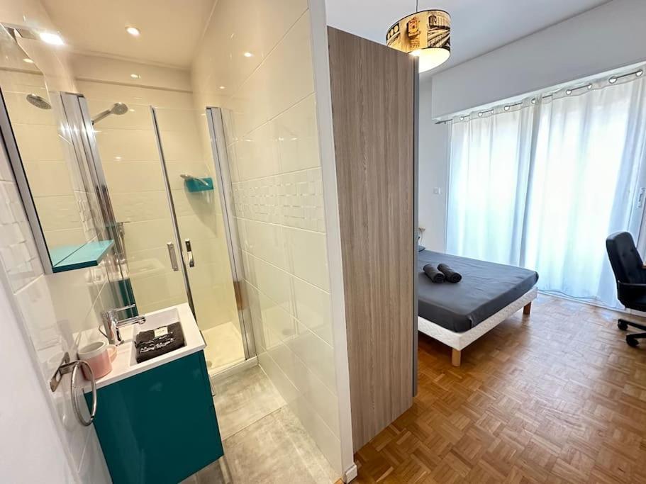Appartement Avec 4 Chambres Doubles - Proche De La Mer, Des Transports Et De La Promenade Des Anglais Nice Exteriör bild