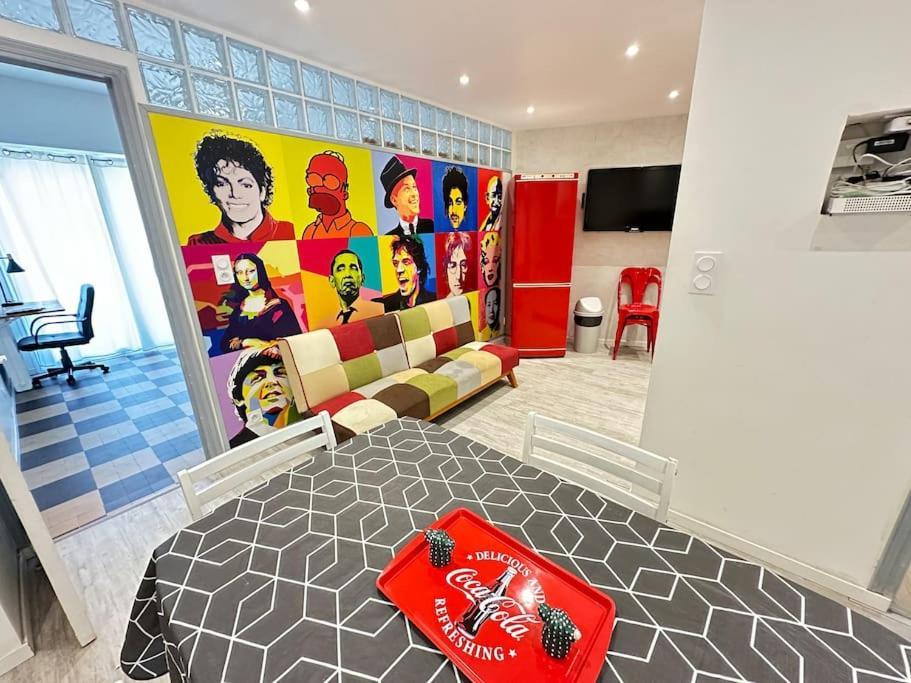 Appartement Avec 4 Chambres Doubles - Proche De La Mer, Des Transports Et De La Promenade Des Anglais Nice Exteriör bild